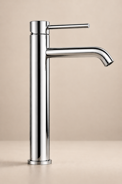 Mitigeur lavabo haut design Sorane chromé Azéo