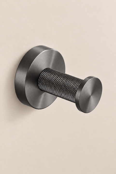 Patère simple murale Corvin — gris anthracite