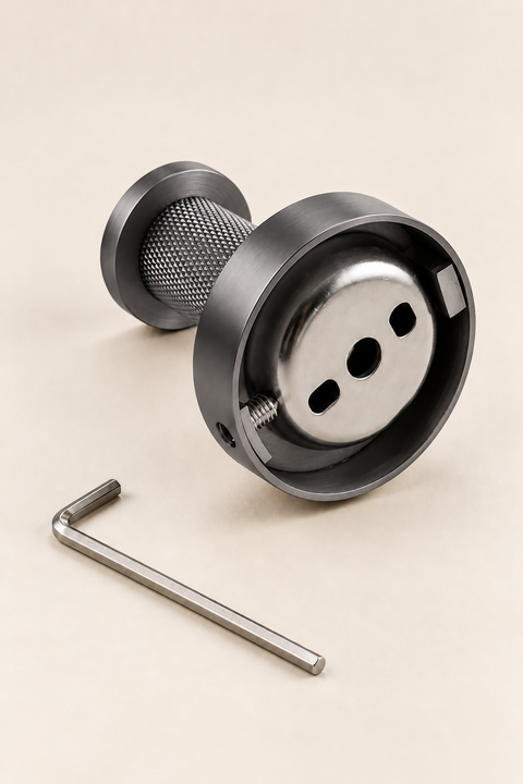 Patère simple murale Corvin — gris anthracite