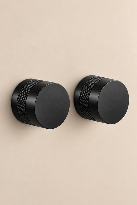 Colonne de douche encastrée thermostatique Orvane noir mat Azéo — photo 4
