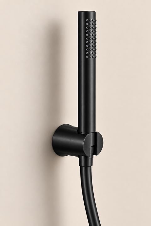 Mitigeur de bain thermostatique avec douchette Tamaris noir mat Azéo — photo 5