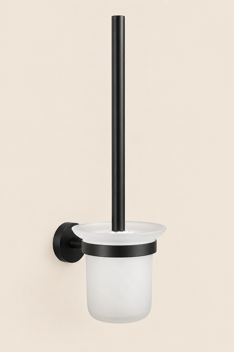 Porte-balayette WC mural Morvale noir mat Azéo